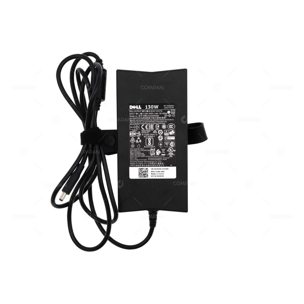 5JDV6 DELL 5JDV6 - 130W 19.5V 6.7A 4.5MM X 3.0MM TIP AC ADAPTER HA130PM160